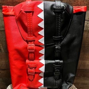 New SPRAYGROUND Vertical Shark Cut & Sew Hills Backpack